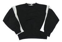 Čierno-svetlosivá mikina H&M