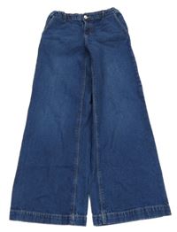 Tmavomodré široké rifle Only