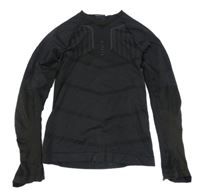 Čierne spodné funkčné tričko Kipsta