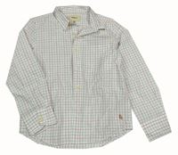 Bílo-červeno-zelená kostkovaná košile 