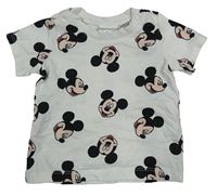 Bílé tričko s Mickeym H&M