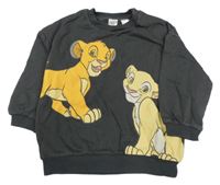 Antracitová mikina s Lvím kráľom H&M