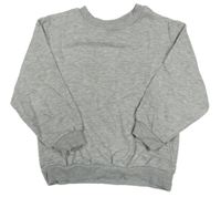 Sivá melírovaná mikina H&M