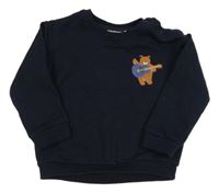 Tmavomodrá mikina s medvěďom Lupilu