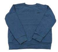 Tmavomodrá mikina s výšivkou Next