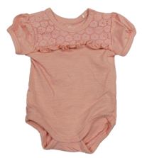 Světlerůžové body s krajkou Topomini