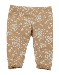 Hnedo-biele kvetované legíny C&A