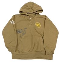 Hnedá mikina s dinem a kapucňou Pep&Co