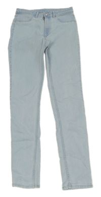 Svetlomodré skinny fit rifle H&M