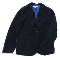 Tmavomodré manšestrové sako H&M
