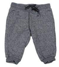 Čierne melírované tepláky H&M