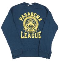 Petrolejová mikina s potlačou H&M