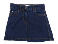 Tmavomodrá rifľová sukňa M&S