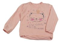 Ružové tričko s mačičkou