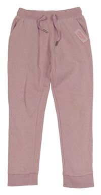 Růžové tepláky s nápisem Topolino