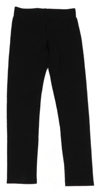 Čierne rebrované legíny Primark