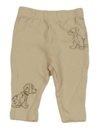 Béžové legíny s s levíkom  a dalmatinem Mothercare