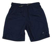 Tmavomodré sportovní kraťasy H&M