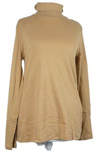 Dámske béžové tričko s rolákom Dorothy Perkins