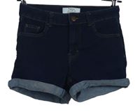 Dámské tmavomodré riflové kraťasy Dorothy Perkins 