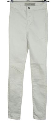 Dámské bílé skinny rifle Denim 