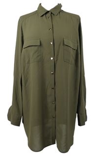 Dámská khaki halenková tunika Primark 