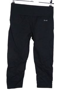 Dámske čierne športové capri legíny Usa Pro