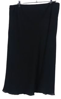 Dámská černá šifonová midi sukně C&A