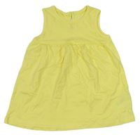 Žlté bavlnené šaty F&F