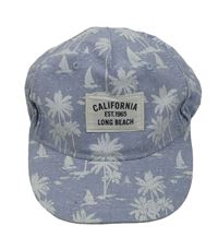 Svetlomodrá šiltovka s palmami a nápisom H&M vel.92-104