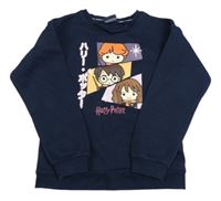Tmavomodrá mikina s Harry Potterem Primark