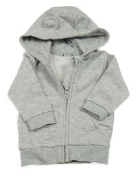 Sivá prepínaci mikina s kapucňou george