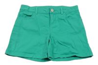 Zelené riflové kraťasy C&A
