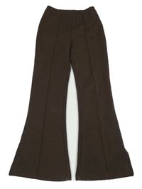 Hnědé bootcut tepláky Primark