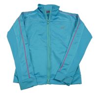 Světlemodrá sportovní propínací mikina 