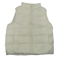 Smotanová šušťáková zateplená vesta