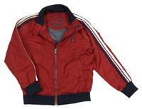 Bordó šusťáková jarní bunda Next