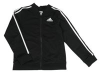 Černá sportovní propínací mikina Adidas