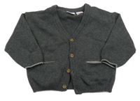 Tmavosivý prepínaci sveter Zara