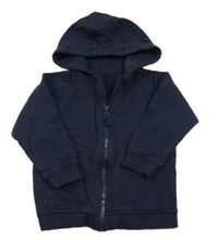 Tmavomodrá prepínaci mikina s kapucňou Matalan