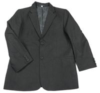 Tmavošedé melírované slavnostní sako C&A