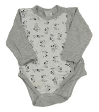 Šedo-bílé zavinovací body se Snoopym