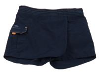 Tmavomodré outdoorové sukňové kraťasy s kapsou Quechua