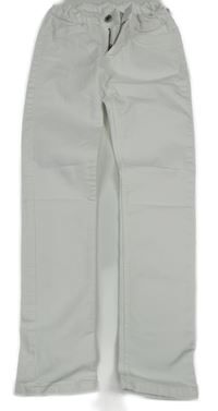 Biele skinny fit rifle H&M