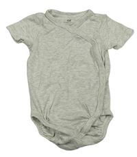 Sivé melírované zavinovací body H&M