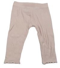 Svetloružové rebrované tepláky zn. RIVER ISLAND