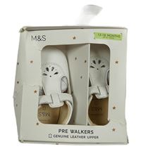 Biele koženkové cápačky M&S vel. 20