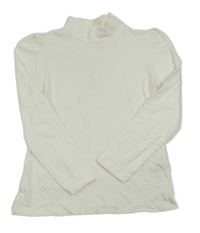 Bílé triko s rolákem Dunnes 