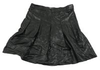 Čierna koženková sukňa Zara