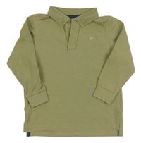 Béžové polo triko s dinosaurem George 